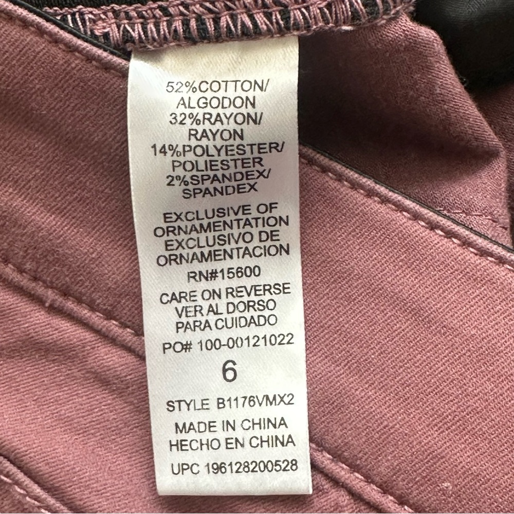 Democracy Light Purple “Ab”solution Ankle Jeans Women’s Size 6 - Picture 8 of 9